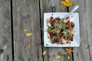 Deconstructed Turkey Dinner Salad