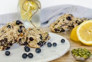 Gluten Free Lemon Blueberry Breakfast Bar