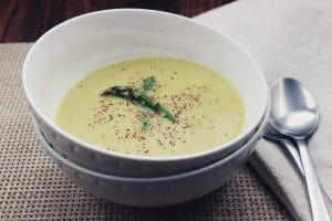 Coconut Cream Asparagus Soup