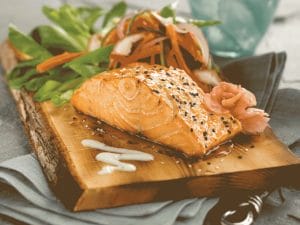 Salmon with Orange-Miso Glaze