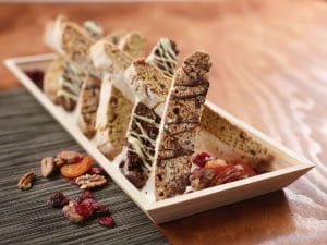 Espresso Biscotti with Toasted Pecans